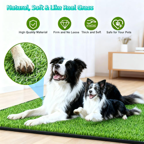 30''X20'' Artificial Turf Dog Grass Pad with Tray J1289
