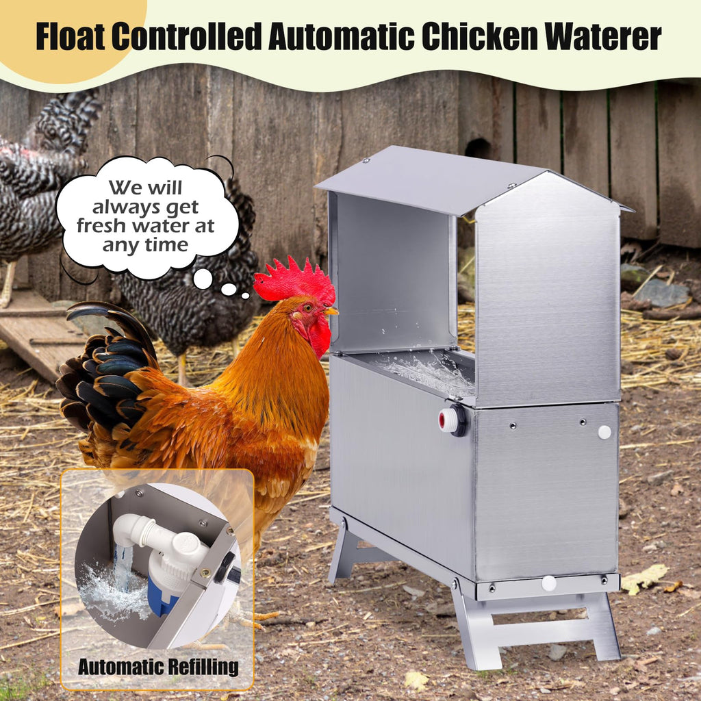 Stainless Steel Automatic Chicken Waterer A995289