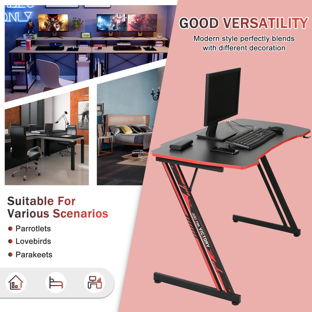 47 inch Carbon Fiber Gaming Desk X831732