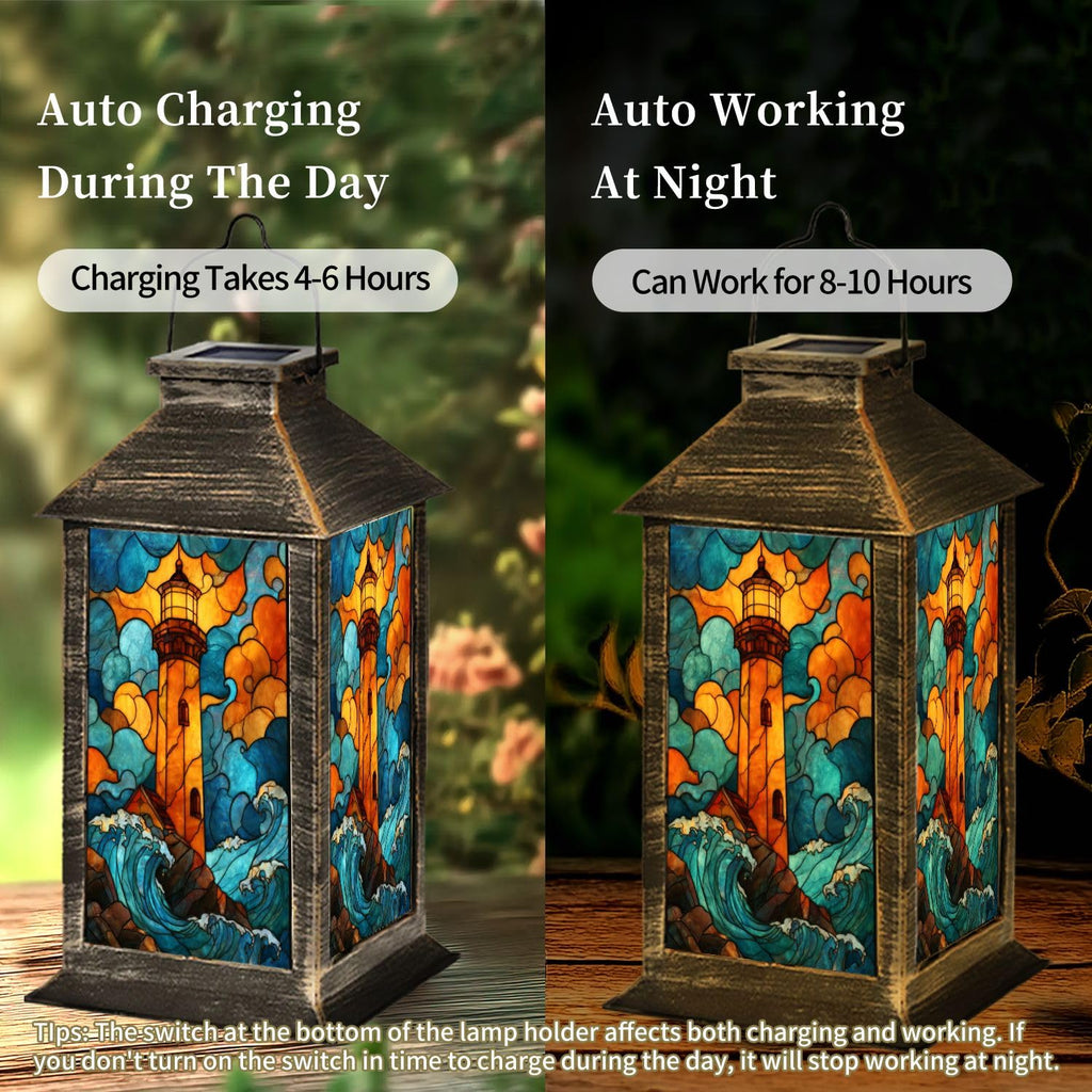 Solar Powered Outdoor Waterproof Hanging Lantern X863