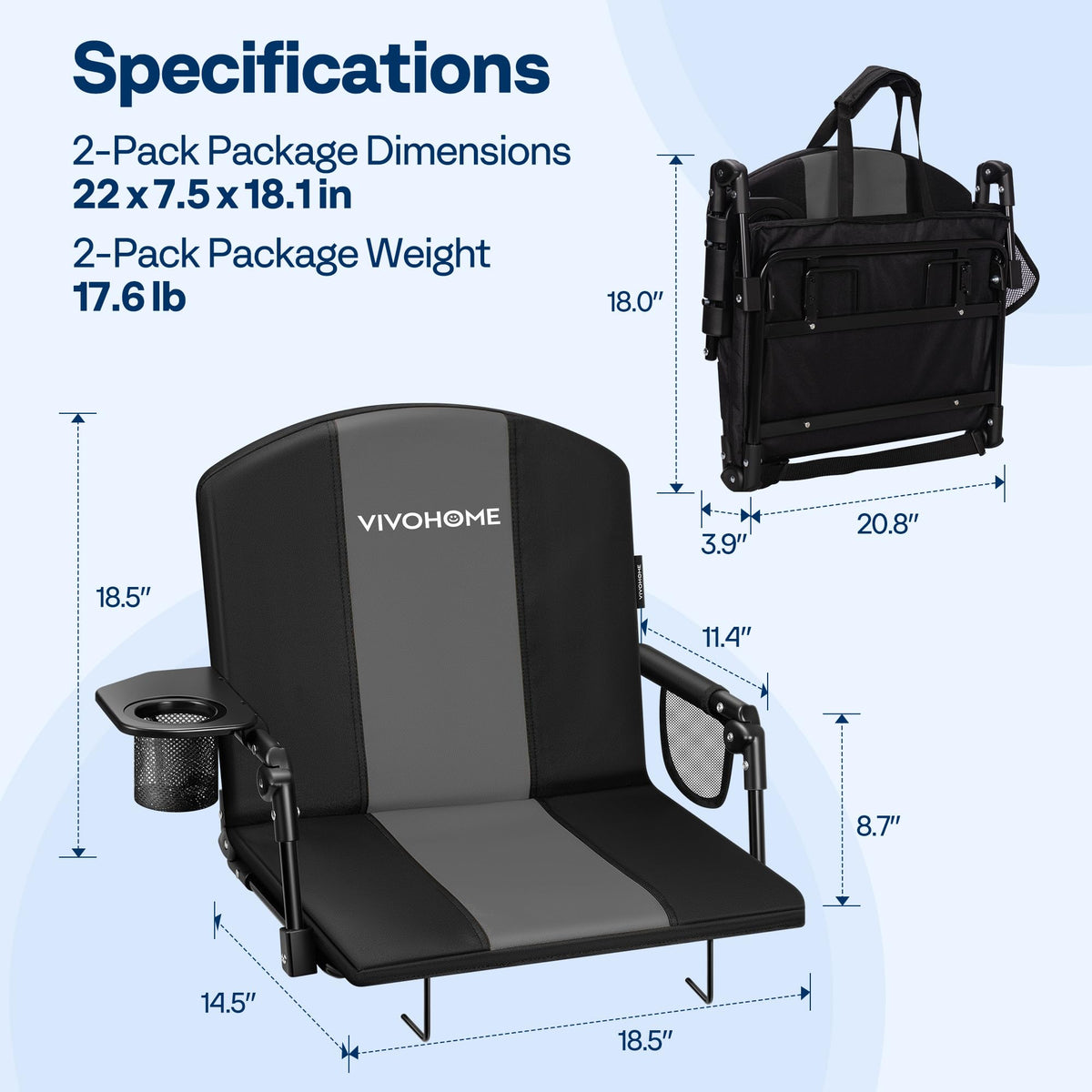 Stadium Seats with Back Support X69171