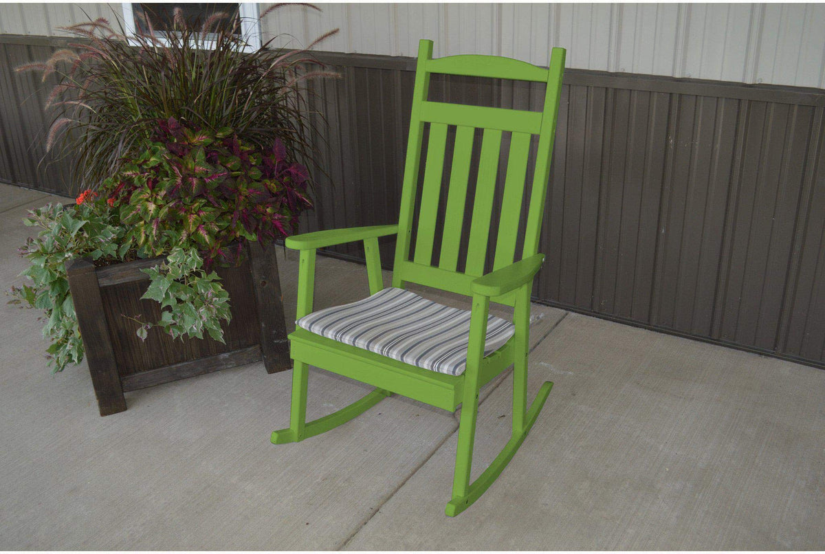 Yellow Pine Porch Rocking Chair U112817