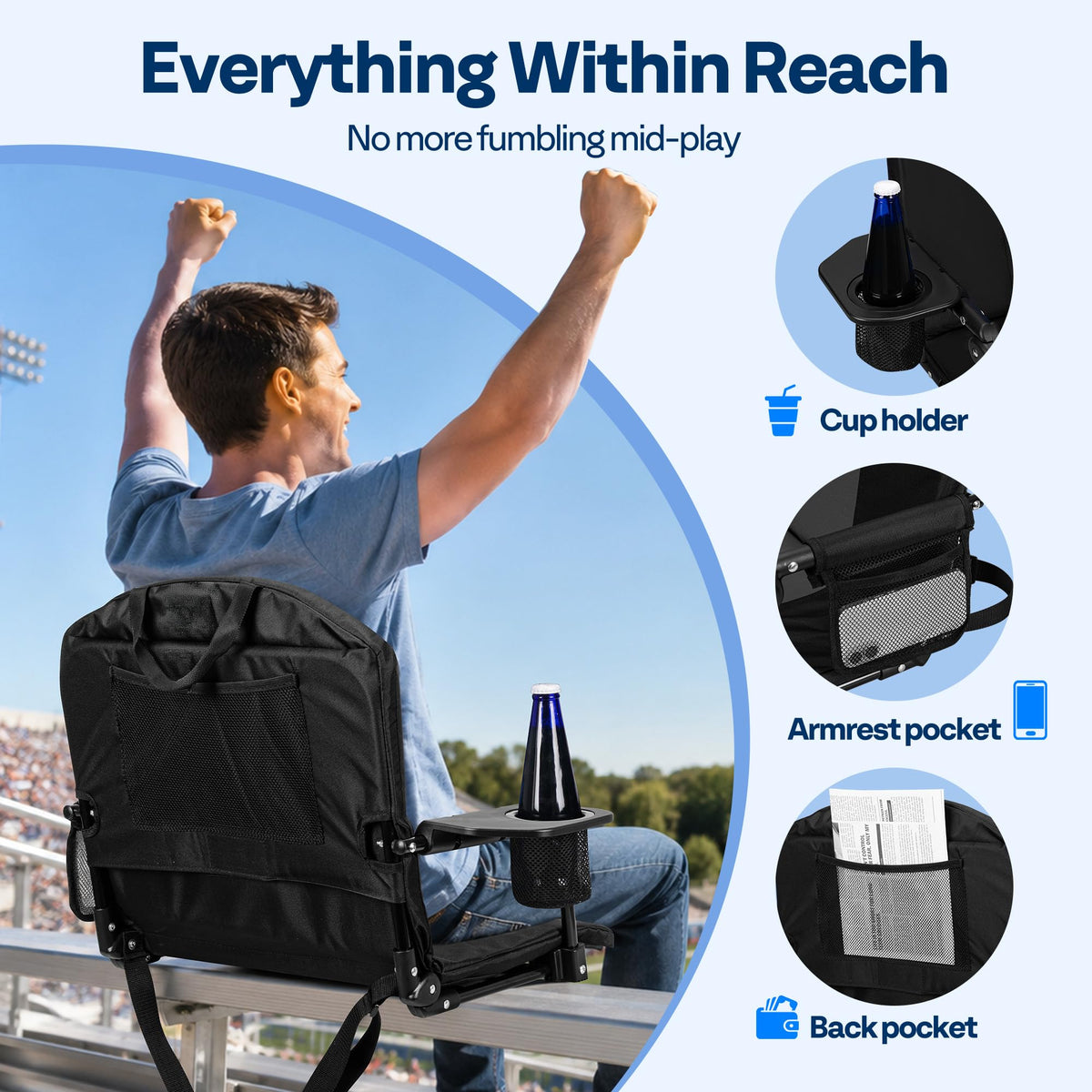 Stadium Seats with Back Support X69171