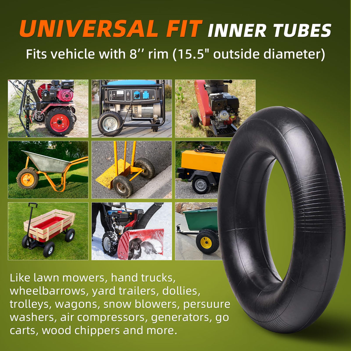 4.80/4.00-8 Inner Tube 2-Pack D34593