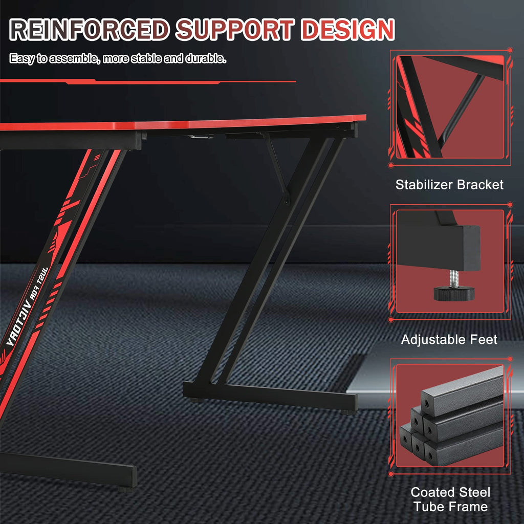 47 inch Carbon Fiber Gaming Desk X831732