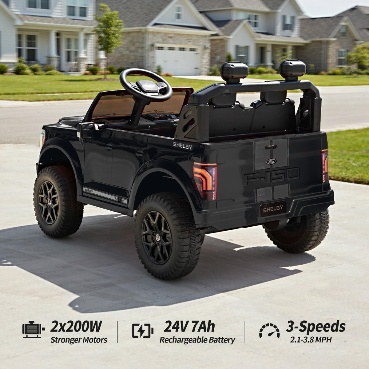 24V 2-Seater Ride on Toy Car J4480