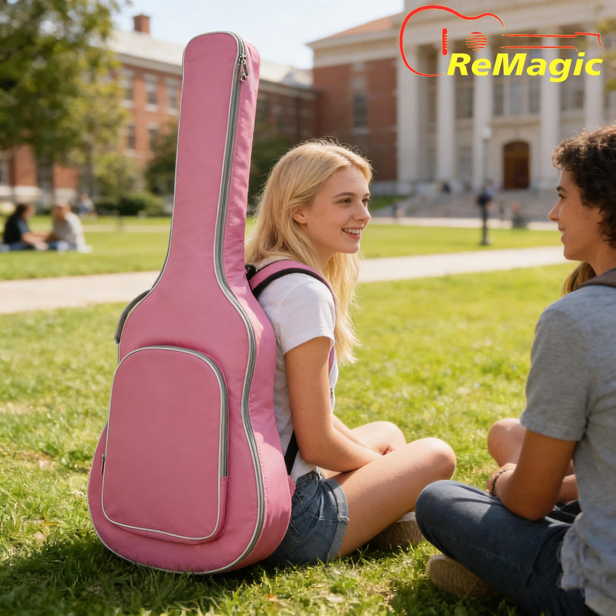 40/41 Inch Waterproof Oxford Padded Acoustic Guitar Bag G71144
