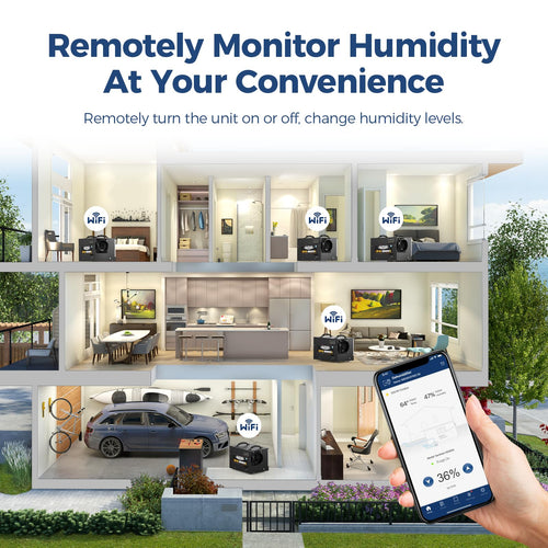 120 Pints Wi-Fi Dehumidifier with Pump C77716