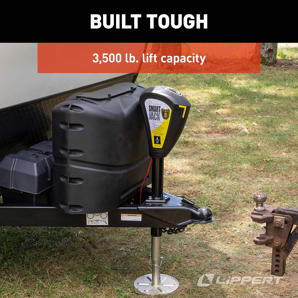 3,500 lbs Automatic Power Trailer A-Frame Tongue Jack J6499