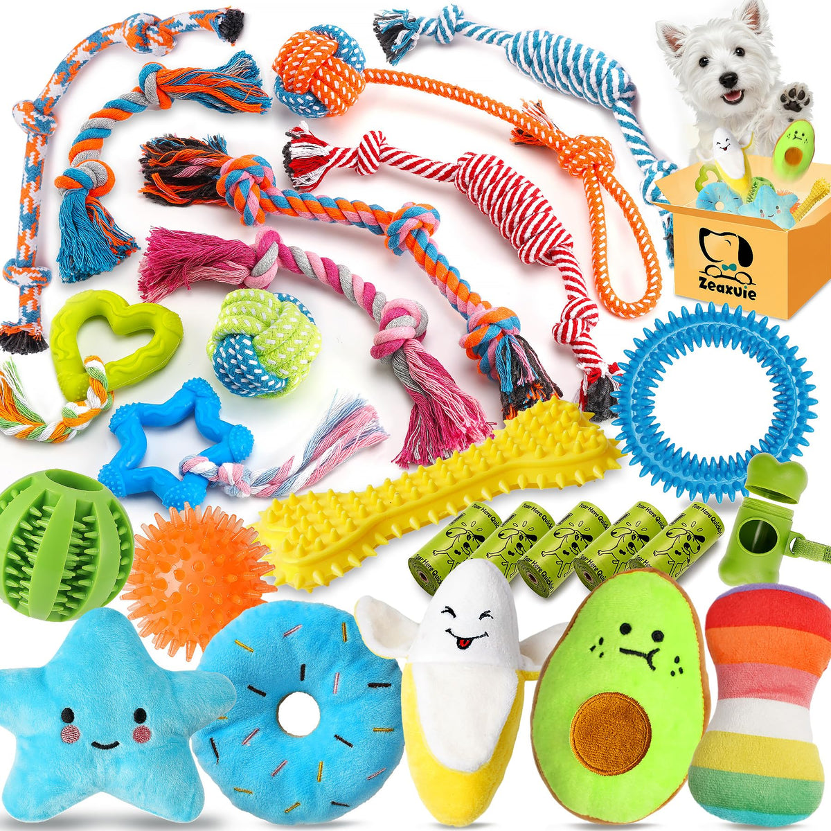 25 Pack Dog Chew Toys N4153