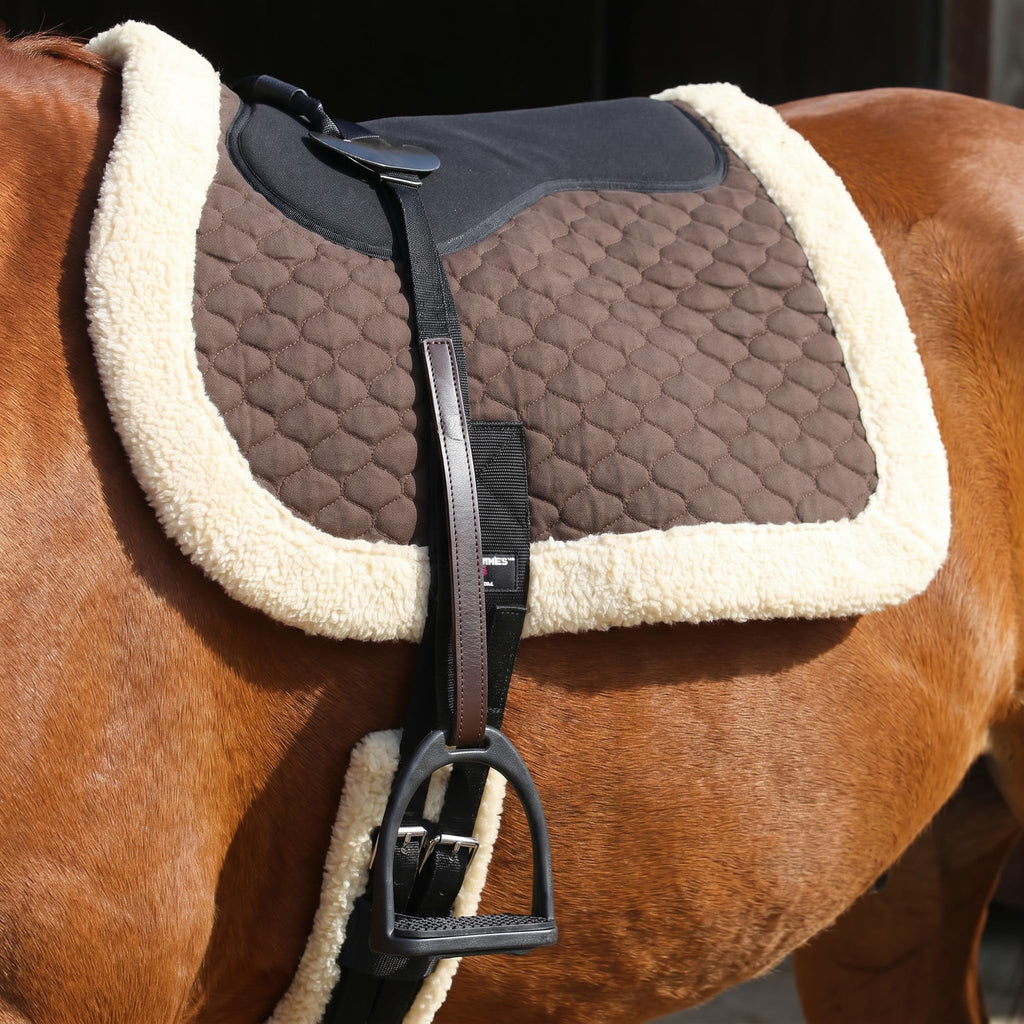 Black Quilted Bareback Pad C25084