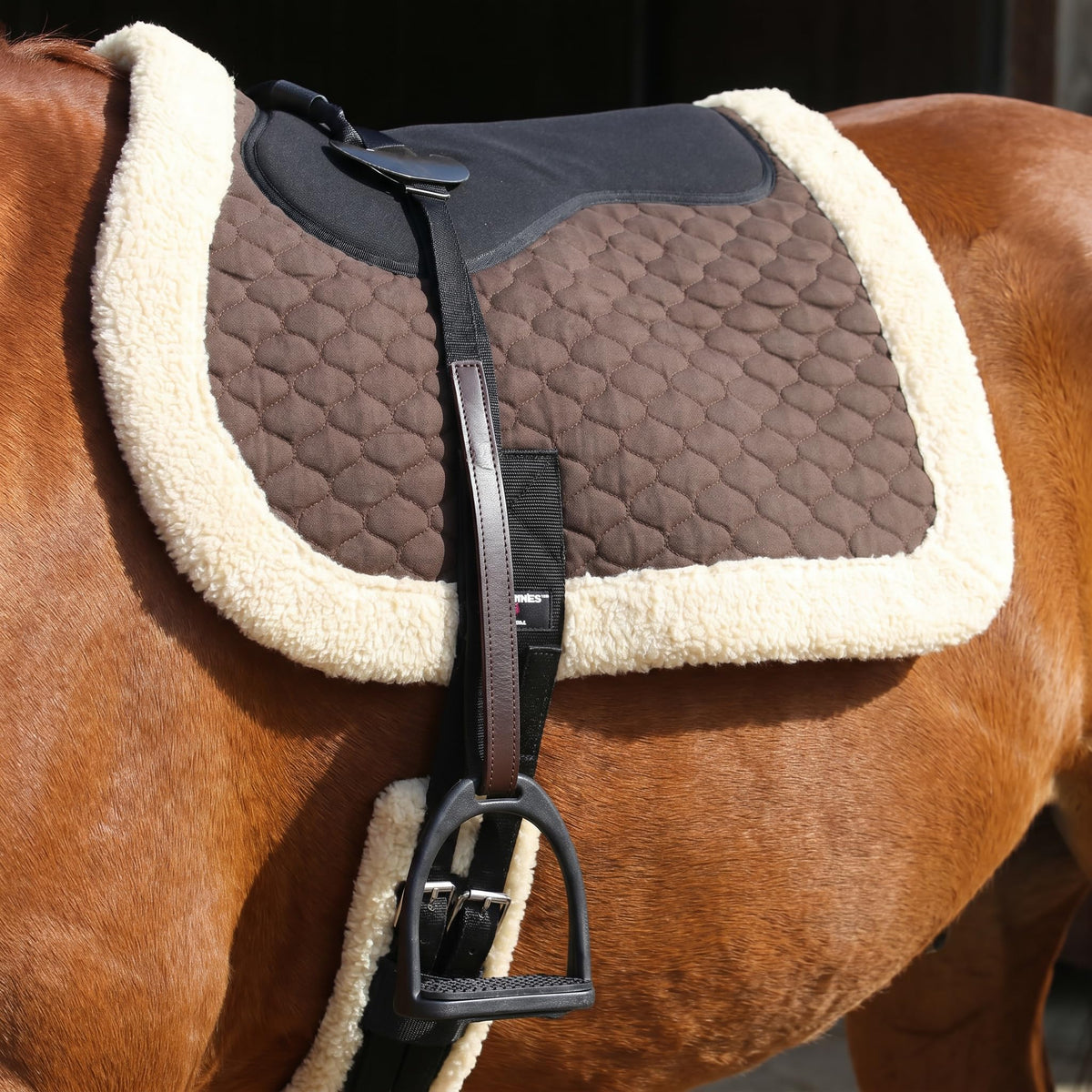 Black Quilted Bareback Pad C25084