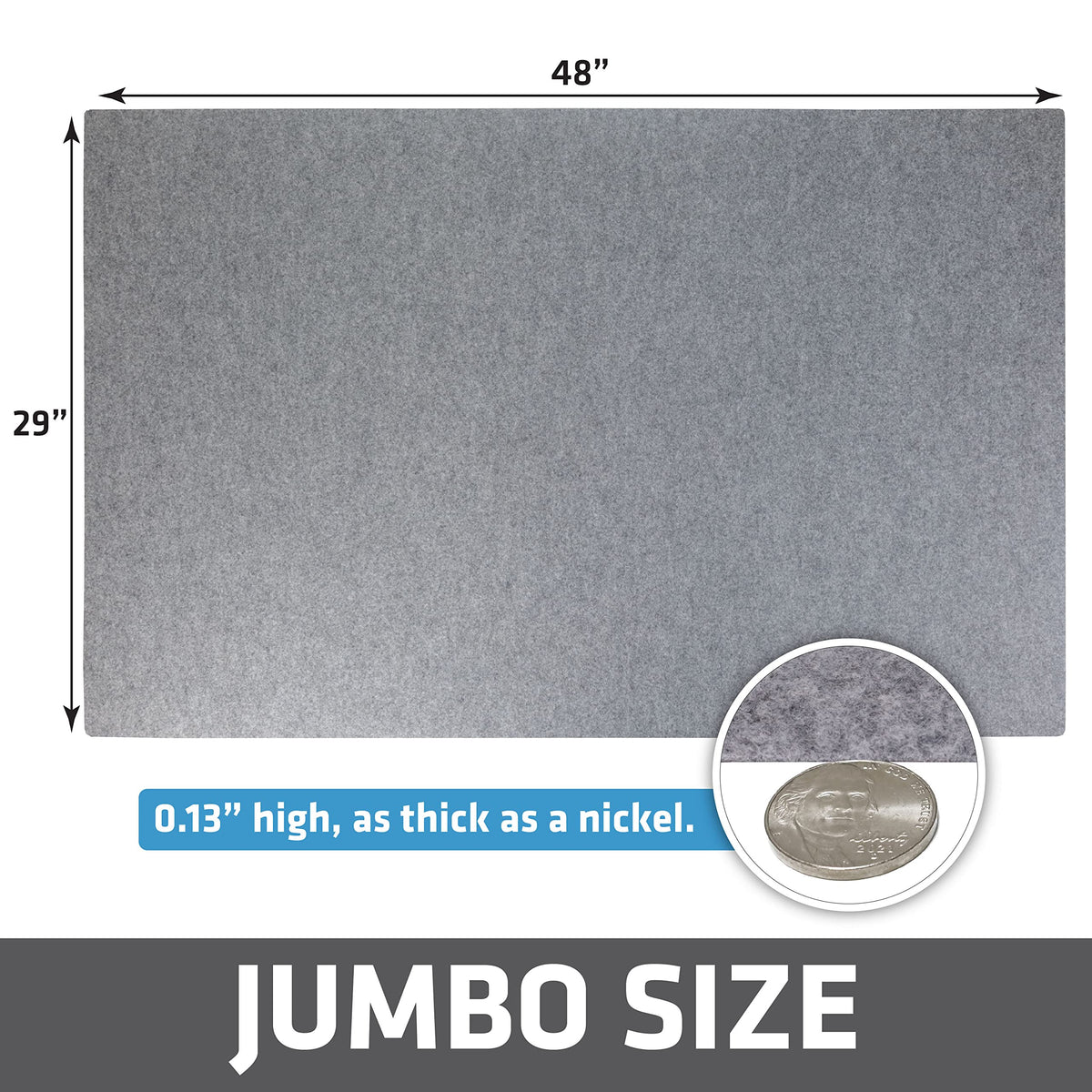 Waterproof Non-Slip Washable Dog Crate Mat Liner 29"x48" N373
